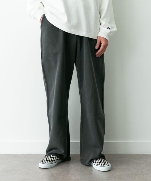 URBAN RESEARCH Sonny Label（アーバンリサーチサニーレーベル）の「スウェットワイドイージーパンツ（その他パンツ・メンズ・ネイビー/チャコールグレー・LARGE/MEDIUM）」の3枚目の写真