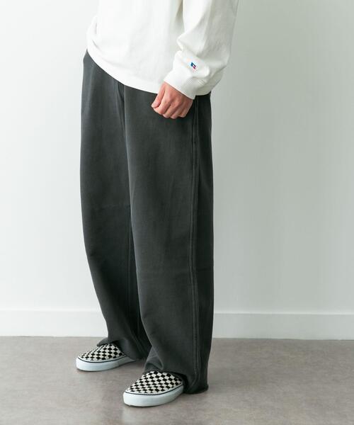 URBAN RESEARCH Sonny Label（アーバンリサーチサニーレーベル）の「スウェットワイドイージーパンツ（その他パンツ・メンズ・ネイビー/チャコールグレー・LARGE/MEDIUM）」の4枚目の写真