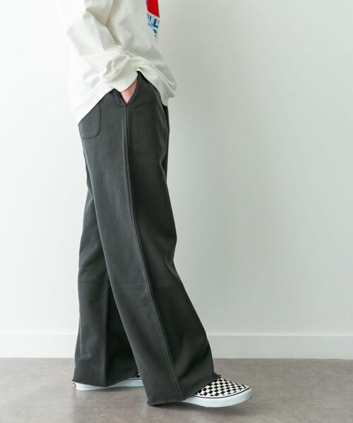URBAN RESEARCH Sonny Label（アーバンリサーチサニーレーベル）の「スウェットワイドイージーパンツ（その他パンツ・メンズ・ネイビー/チャコールグレー・LARGE/MEDIUM）」の5枚目の写真