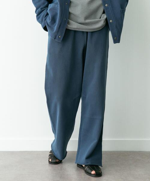 URBAN RESEARCH Sonny Label（アーバンリサーチサニーレーベル）の「スウェットワイドイージーパンツ（その他パンツ・メンズ・ネイビー/チャコールグレー・LARGE/MEDIUM）」の15枚目の写真