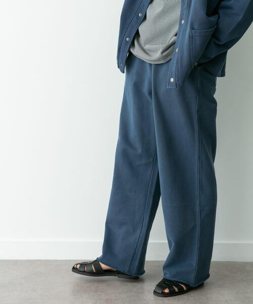 URBAN RESEARCH Sonny Label（アーバンリサーチサニーレーベル）の「スウェットワイドイージーパンツ（その他パンツ・メンズ・ネイビー/チャコールグレー・LARGE/MEDIUM）」の16枚目の写真