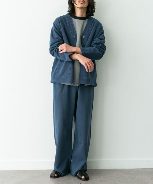URBAN RESEARCH Sonny Label（アーバンリサーチサニーレーベル）の「スウェットワイドイージーパンツ（その他パンツ・メンズ・ネイビー/チャコールグレー・LARGE/MEDIUM）」の18枚目の写真