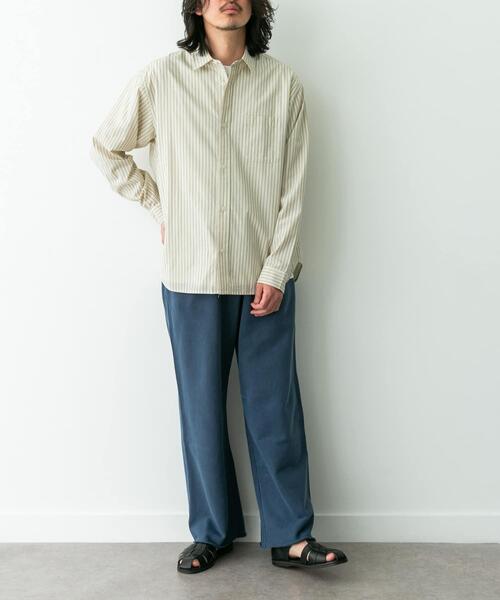 URBAN RESEARCH Sonny Label（アーバンリサーチサニーレーベル）の「スウェットワイドイージーパンツ（その他パンツ・メンズ・ネイビー/チャコールグレー・LARGE/MEDIUM）」の21枚目の写真