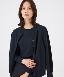 【ウォッシャブル】SPANGLE KNITカーディガン