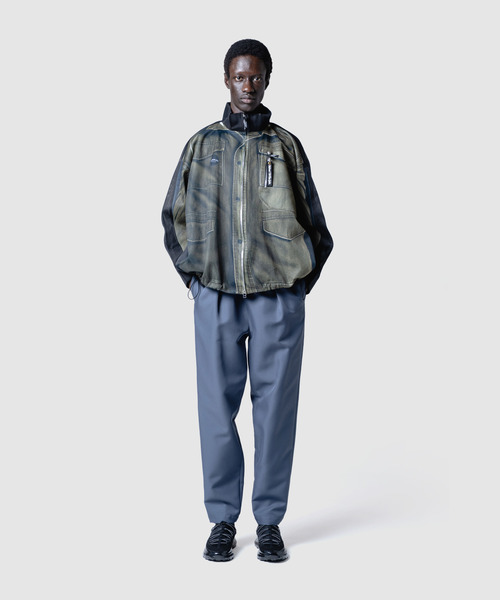 yoshiokubo（ヨシオクボ）の「yoshiokubo ヨシオクボ / MILITARY BLOUSON プリントミリタリーブルゾン / YKS26517（ブルゾン・メンズ・ブラック・2）」の3枚目の写真