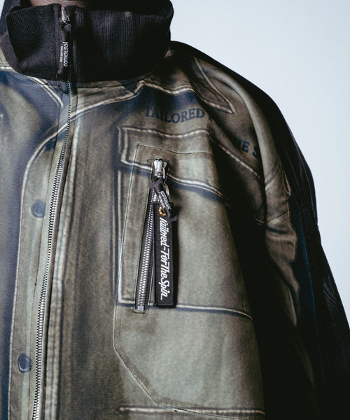 yoshiokubo（ヨシオクボ）の「yoshiokubo ヨシオクボ / MILITARY BLOUSON プリントミリタリーブルゾン / YKS26517（ブルゾン・メンズ・ブラック・2）」の6枚目の写真