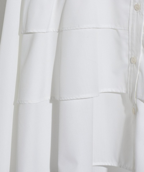 NOGLE（ノグル）の「【NOGLE/ノグル】ティアードフリルシャツ（シャツ/ブラウス・レディース・イエロー/ピンク/ホワイト/ブルー・FREE）」の22枚目の写真