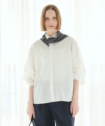 NIMES（ニーム）の「ギャザースリーブブラウス（シャツ/ブラウス）」