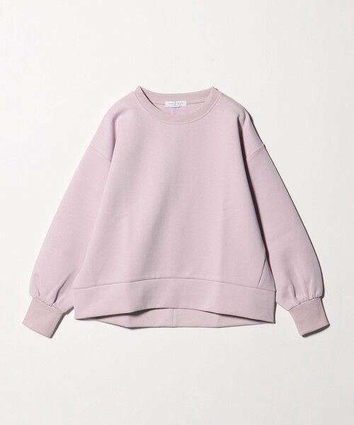 A DAY IN THE LIFE UNITED ARROWS(アデイインザライフユナイテッドアローズ)の「ダンボールニット クルーネック プルオーバー <A DAY IN THE LIFE>(スウェット・レディース・ライトピンク/オフホワイト/グレー系・FREE)」の3枚目の写真