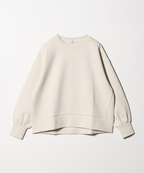 A DAY IN THE LIFE UNITED ARROWS(アデイインザライフユナイテッドアローズ)の「ダンボールニット クルーネック プルオーバー <A DAY IN THE LIFE>(スウェット・レディース・ライトピンク/オフホワイト/グレー系・FREE)」の2枚目の写真