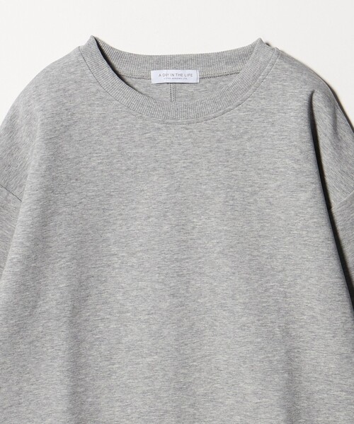 A DAY IN THE LIFE UNITED ARROWS(アデイインザライフユナイテッドアローズ)の「ダンボールニット クルーネック プルオーバー <A DAY IN THE LIFE>(スウェット・レディース・ライトピンク/オフホワイト/グレー系・FREE)」の9枚目の写真