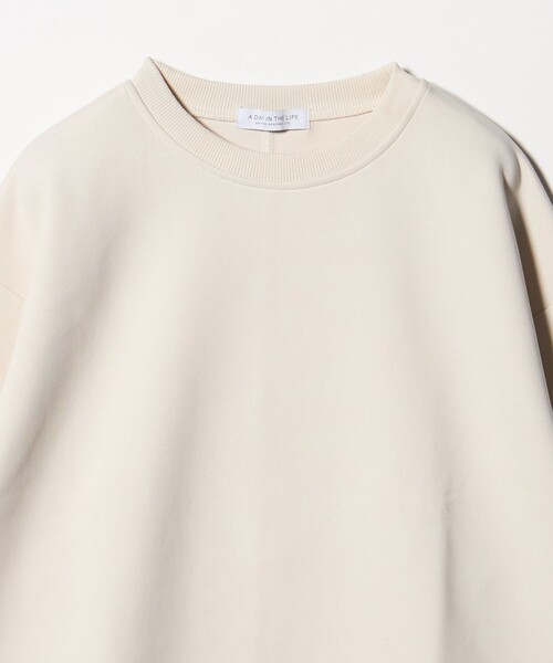 A DAY IN THE LIFE UNITED ARROWS(アデイインザライフユナイテッドアローズ)の「ダンボールニット クルーネック プルオーバー <A DAY IN THE LIFE>(スウェット・レディース・ライトピンク/オフホワイト/グレー系・FREE)」の12枚目の写真