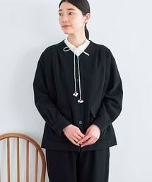 HAU（ハウ）の「ジャケット "jongen"（ノーカラージャケット）」