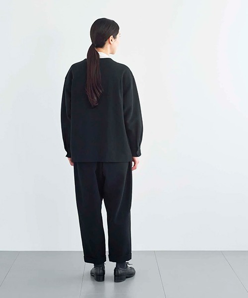 HAU(ハウ)の「ジャケット "jongen"(ノーカラージャケット・レディース・ブラック・MEDIUM)」の9枚目の写真
