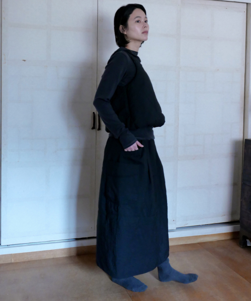 CHAMASPORTSLAB(チャマ スポーツラボ)の「CSL_Ongi Padded Vest_Black(ダウンベスト・レディース・ブラック・FREE)」の2枚目の写真