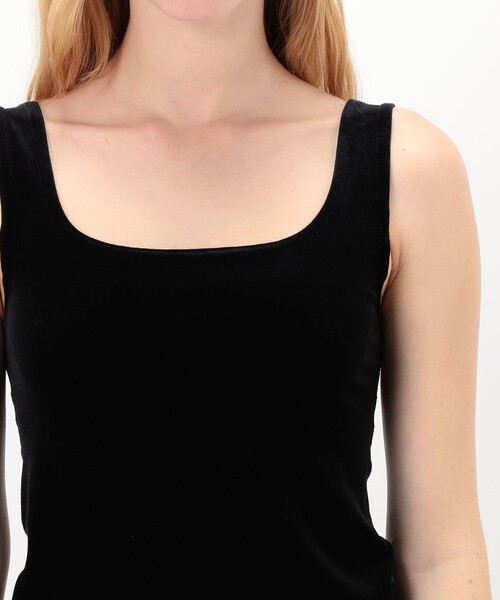 SIMONE WILD(シモーネワイルド)の「Simone Wild Singlet タンクトップ(Tシャツ/カットソー・レディース・ブラック/ライトピンク/レッド/ダークブラウン・M)」の7枚目の写真