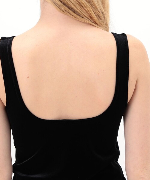SIMONE WILD(シモーネワイルド)の「Simone Wild Singlet タンクトップ(Tシャツ/カットソー・レディース・ブラック/ライトピンク/レッド/ダークブラウン・M)」の8枚目の写真