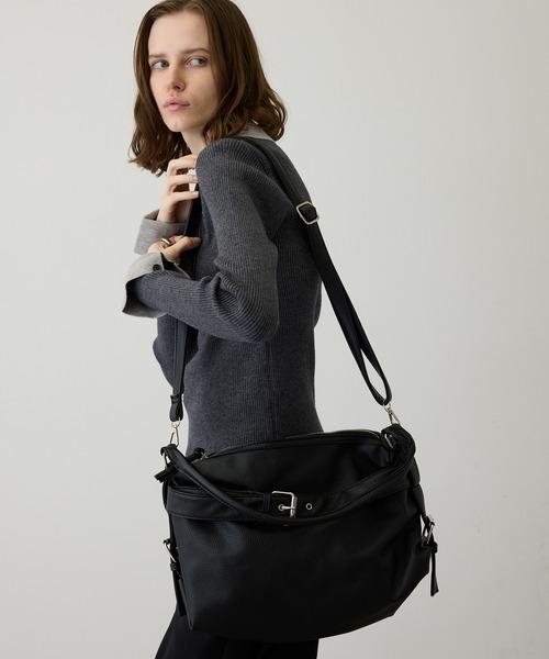 SEN TOKYO（セントーキョー）の「ベルトデザイン ミニハンドバッグ（ハンドバッグ・レディース・ホワイト/シルバー/ブラック・FREE）」の15枚目の写真