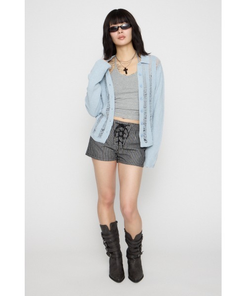 LAGUA GEM(ラグアジェム)の「HALTER NECK CUP キャミソール(キャミソール・レディース・ブラック/マルチ/グレー・FREE)」の17枚目の写真