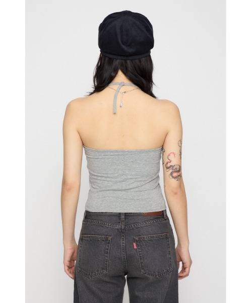 LAGUA GEM(ラグアジェム)の「HALTER NECK CUP キャミソール(キャミソール・レディース・ブラック/マルチ/グレー・FREE)」の19枚目の写真