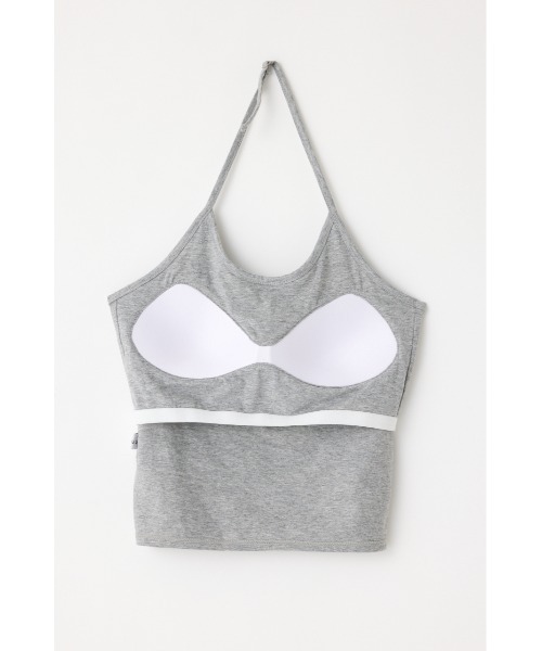 LAGUA GEM(ラグアジェム)の「HALTER NECK CUP キャミソール(キャミソール・レディース・ブラック/マルチ/グレー・FREE)」の22枚目の写真