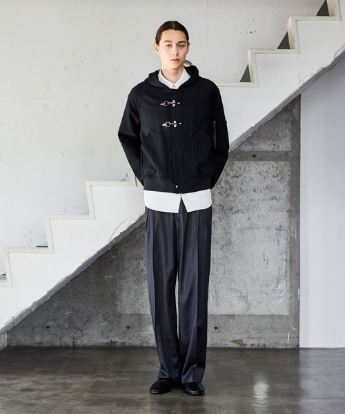 HARE（ハレ）の「ファイヤーマンジップパーカー(HARE)（パーカー・メンズ・ネイビー/ブラック・FREE）」の5枚目の写真