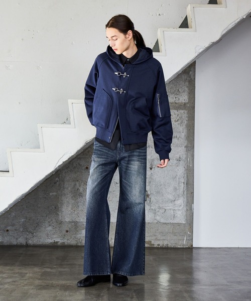 HARE（ハレ）の「ファイヤーマンジップパーカー(HARE)（パーカー・メンズ・ネイビー/ブラック・FREE）」の8枚目の写真