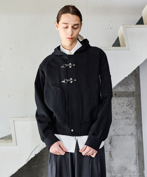 HARE（ハレ）の「ファイヤーマンジップパーカー(HARE)（パーカー・メンズ・ネイビー/ブラック・FREE）」の10枚目の写真