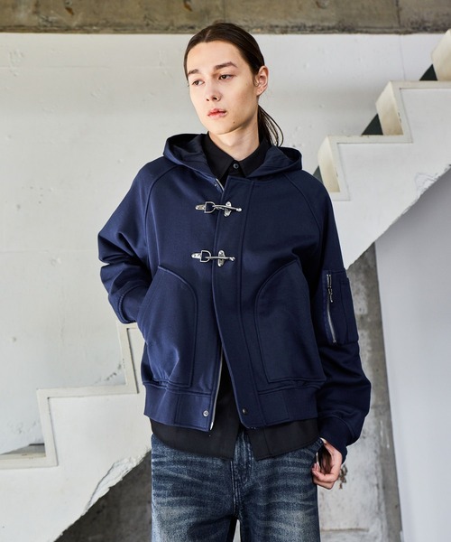 HARE（ハレ）の「ファイヤーマンジップパーカー(HARE)（パーカー・メンズ・ネイビー/ブラック・FREE）」の14枚目の写真