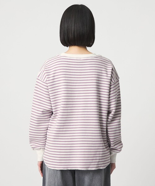 A DAY IN THE LIFE UNITED ARROWS（アデイインザライフユナイテッドアローズ）の「ボーダー リバーシブル カットソー ＜A DAY IN THE LIFE＞（Tシャツ/カットソー・レディース・ライトピンク/ブラック/その他1・FREE）」の11枚目の写真