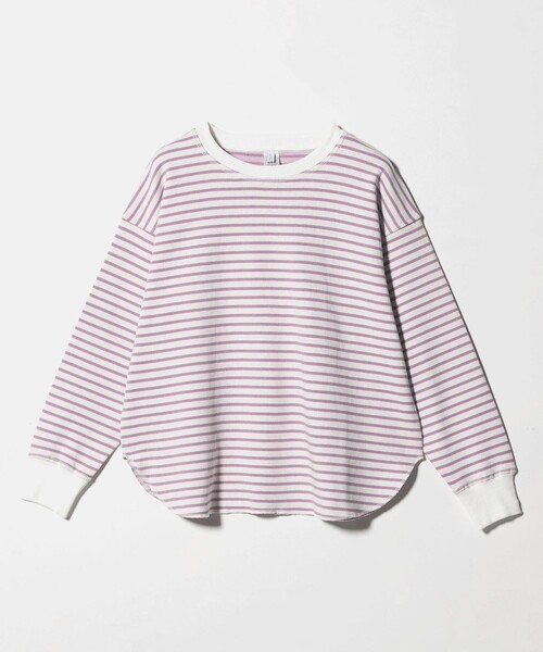 A DAY IN THE LIFE UNITED ARROWS（アデイインザライフユナイテッドアローズ）の「ボーダー リバーシブル カットソー ＜A DAY IN THE LIFE＞（Tシャツ/カットソー・レディース・ライトピンク/ブラック/その他1・FREE）」の12枚目の写真