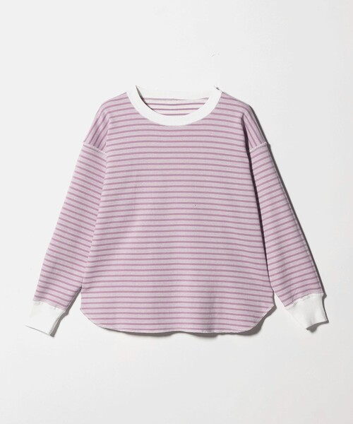 A DAY IN THE LIFE UNITED ARROWS（アデイインザライフユナイテッドアローズ）の「ボーダー リバーシブル カットソー ＜A DAY IN THE LIFE＞（Tシャツ/カットソー・レディース・ライトピンク/ブラック/その他1・FREE）」の16枚目の写真