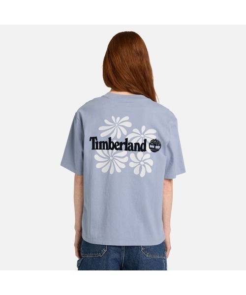 Timberland(ティンバーランド)の「グラフィック 半袖 Tシャツ レディース(Tシャツ/カットソー・レディース・ライトブルー・LARGE/MEDIUM/SMALL/X-SMALL)」の4枚目の写真