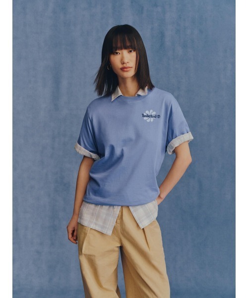 Timberland(ティンバーランド)の「グラフィック 半袖 Tシャツ レディース(Tシャツ/カットソー・レディース・ライトブルー・LARGE/MEDIUM/SMALL/X-SMALL)」の7枚目の写真