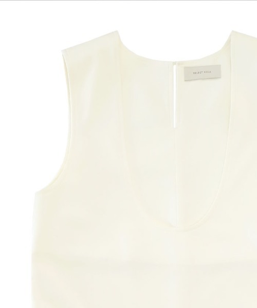 select MOCA（セレクトモカ）の「バックスリットUネックロングワンピース（ワンピース・レディース・ブラック/オフホワイト/ブラウン・FREE）」の14枚目の写真