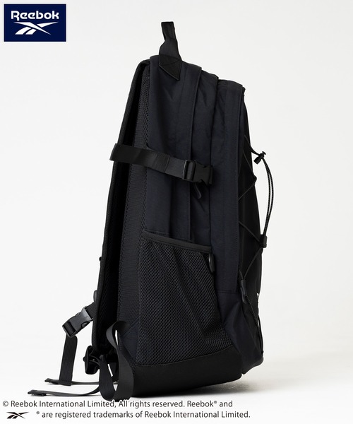 Reebok(リーボック)の「Reebok/リーボック バックパック リュック 大容量 30L リフレクター付き ドローコード付き(バックパック/リュック・メンズ・グレー/ブラック/チャコール・FREE)」の5枚目の写真