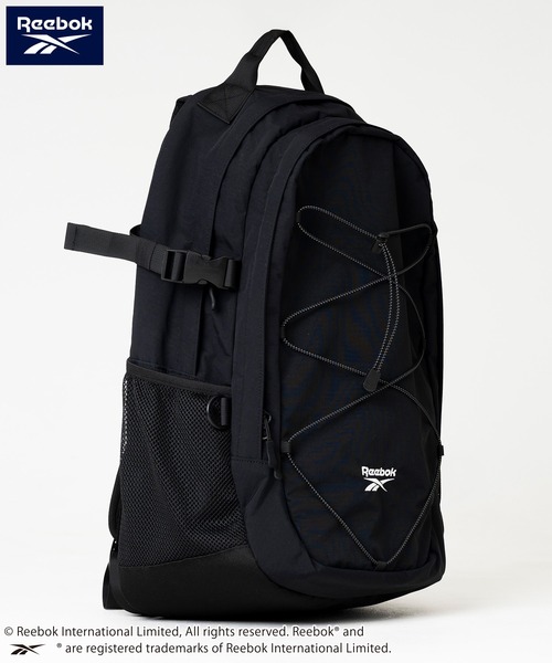 Reebok(リーボック)の「Reebok/リーボック バックパック リュック 大容量 30L リフレクター付き ドローコード付き(バックパック/リュック・メンズ・グレー/ブラック/チャコール・FREE)」の4枚目の写真