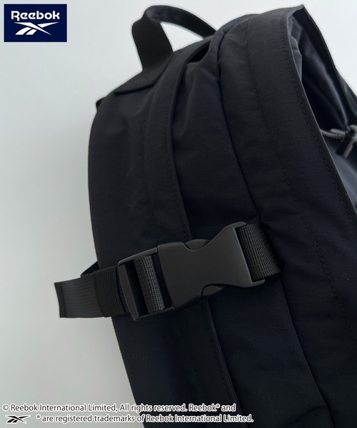 Reebok(リーボック)の「Reebok/リーボック バックパック リュック 大容量 30L リフレクター付き ドローコード付き(バックパック/リュック・メンズ・グレー/ブラック/チャコール・FREE)」の15枚目の写真