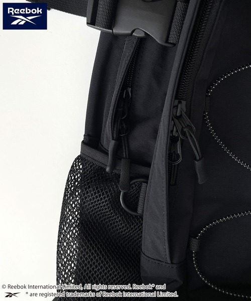 Reebok(リーボック)の「Reebok/リーボック バックパック リュック 大容量 30L リフレクター付き ドローコード付き(バックパック/リュック・メンズ・グレー/ブラック/チャコール・FREE)」の20枚目の写真