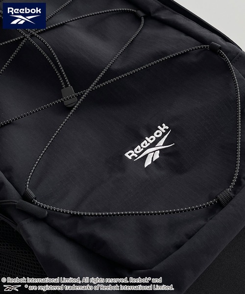 Reebok(リーボック)の「Reebok/リーボック バックパック リュック 大容量 30L リフレクター付き ドローコード付き(バックパック/リュック・メンズ・グレー/ブラック/チャコール・FREE)」の14枚目の写真