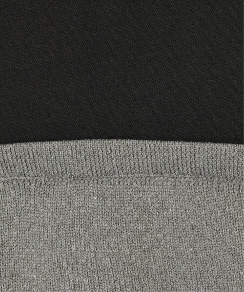 VENCEEXCHANGE(ヴァンスエクスチェンジ)の「異素材コンビビスチェ風プルオーバー(Tシャツ/カットソー・レディース・その他2/その他1/ブラック/オフホワイト・FREE)」の18枚目の写真