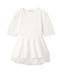 CELFORD | 【洗える】ペプラムドッキングニットプルオーバー(ニット/セーター)