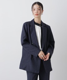 NANO universe｜ナノユニバースのテーラードジャケット（ブルー
