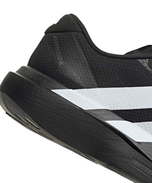 adidas（アディダス）の「アディダス adidas Adizero EVO SL WOVEN M（スニーカー・メンズ・ブラック×ホワイト・25.0cm/25.5cm/26.0cm/26.5cm/27.0cm/27.5cm/28.0cm）」の3枚目の写真