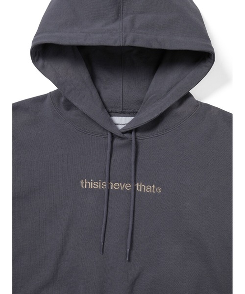 thisisneverthat(ディスイズネバーザット)の「T-Logo W Hoodie(パーカー・メンズ・グリーン系その他/ダークグレー/オートミール・M/S)」の4枚目の写真