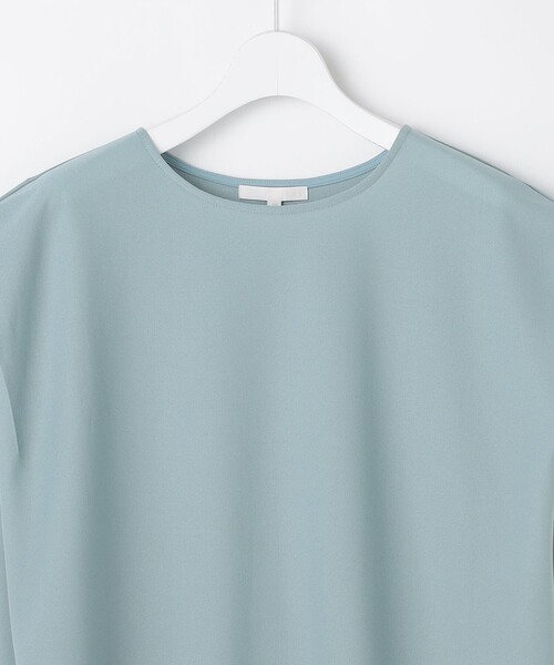 自由区(ジユウク)の「ストレッチアムンゼンフレンチスリーブ カットソー(Tシャツ/カットソー・レディース・ネイビー系/スカイブルー系/ベージュ系・40/38)」の10枚目の写真