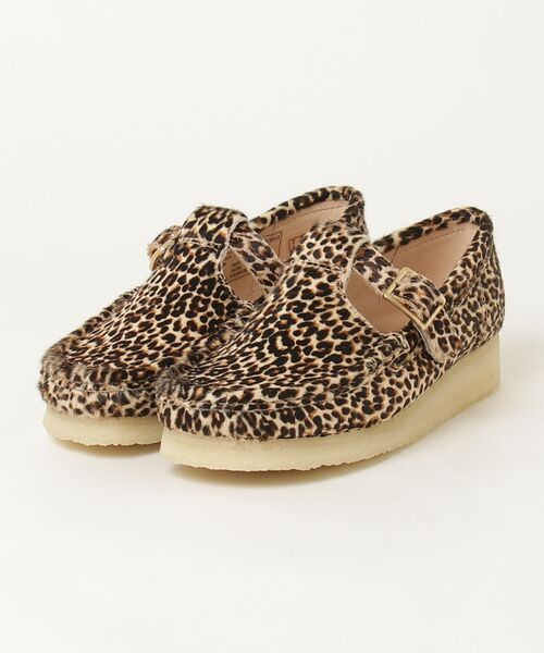Clarks(クラークス)の「【Clarks】Wallabee T Bar Leopard Print(ブーツ・レディース・レオパード・5/4/4.5)」の4枚目の写真