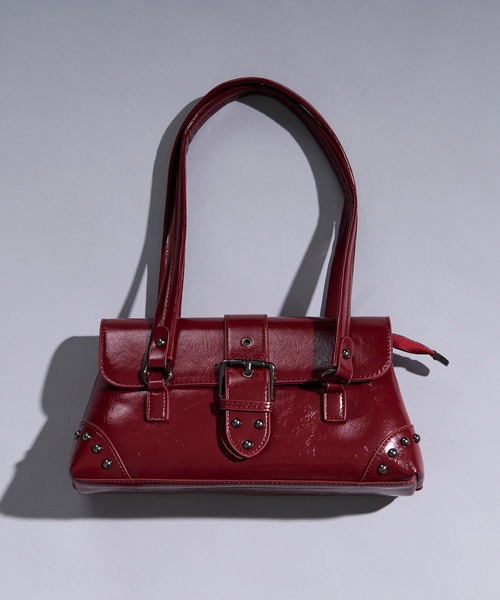 Ellno Loset(エルノロゼット)の「round scape shoulder bag(ショルダーバッグ・メンズ・ブラウン/レッド/ブラック・FREE)」の13枚目の写真