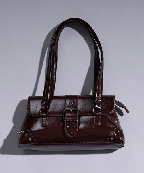 Ellno Loset(エルノロゼット)の「round scape shoulder bag(ショルダーバッグ・メンズ・ブラウン/レッド/ブラック・FREE)」の18枚目の写真