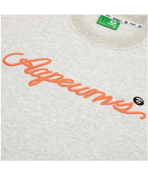 AAPE BY A BATHING APE（エーエイプバイアベイシングエイプ）の「AAPE UNION SPORT "PICKLEBALL" Crewneck Sweatshirt（スウェット・メンズ・オフホワイト・SMALL/MEDIUM/X-LARGE/LARGE）」の3枚目の写真